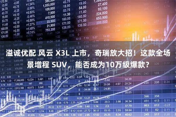 溢诚优配 风云 X3L 上市，奇瑞放大招！这款全场景增程 SUV，能否成为10万级爆款？