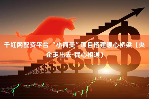 千红网配资平台 “小而美”项目搭建暖心桥梁（央企走出去·民心相通）