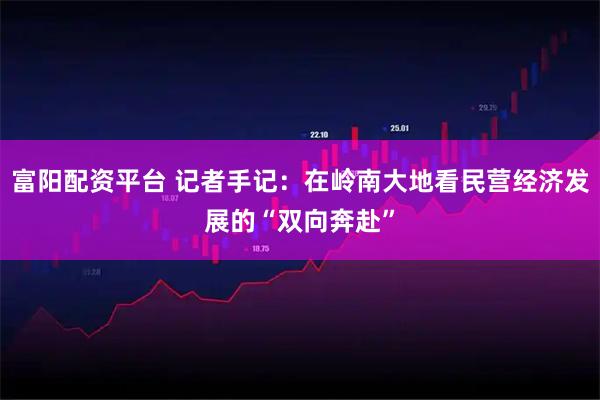 富阳配资平台 记者手记：在岭南大地看民营经济发展的“双向奔赴”